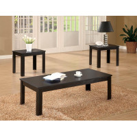 Coaster Furniture 700225 3-piece Silhouette Occasional Set Black